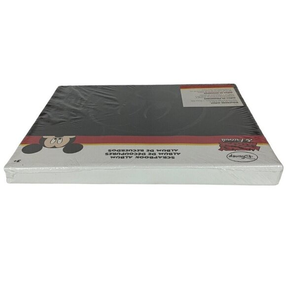 Disney Memories Mickey Mouse & Friends Scrapbook Album Black Sealed 8x8 Pages - Picture 5 of 6
